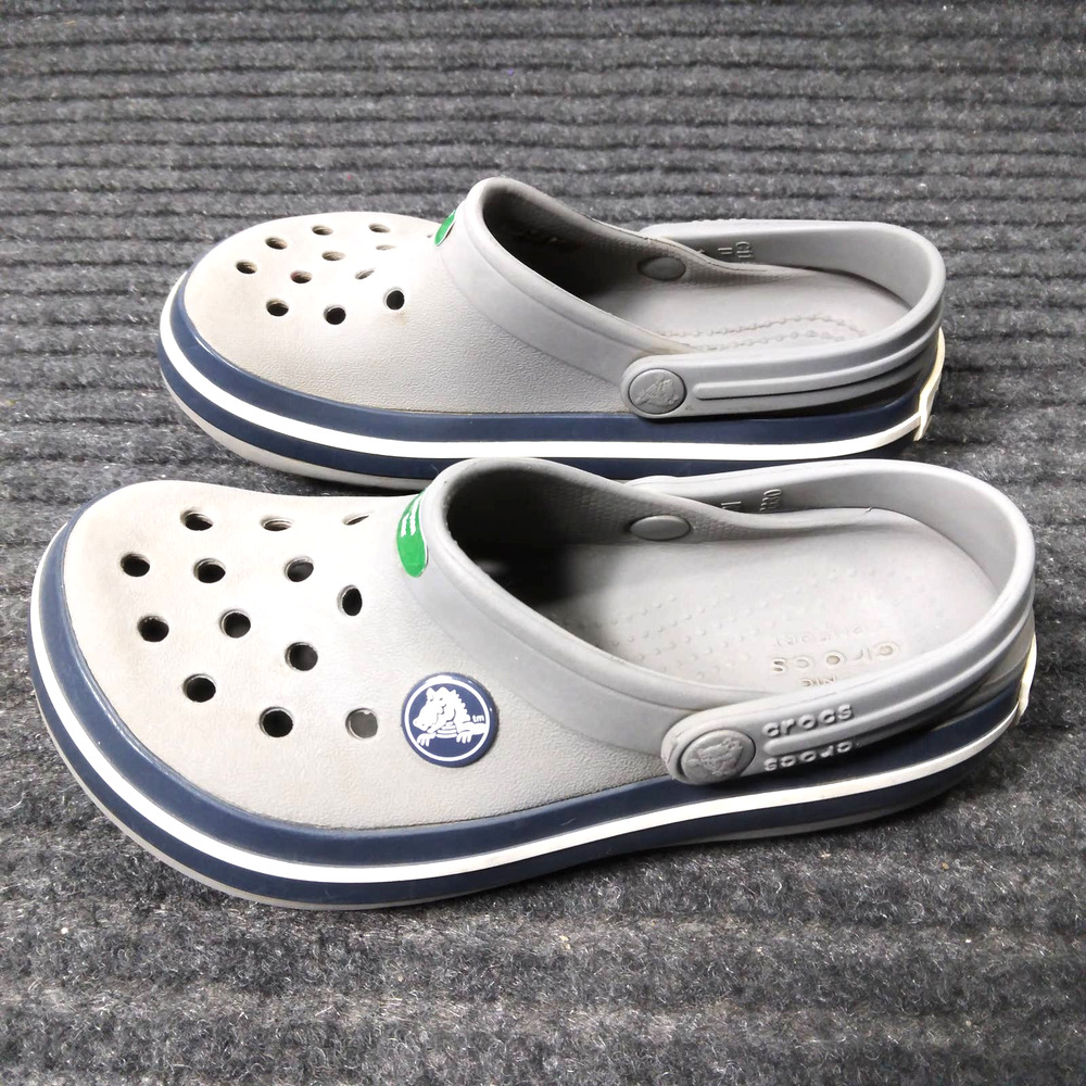 Crocs Crocband Unisex Child Clog Sandals Gray